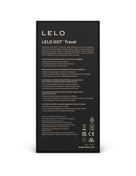 LELO - DOT TRAVEL CLITORIS STIMULATOR PURPLE