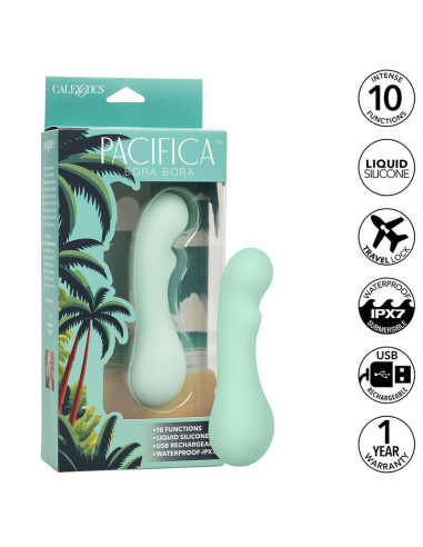 CALEXOTICS – PACIFICA BORA BORA ESTIMULATOR G SPOT 10 VIBRATIONS AQUA