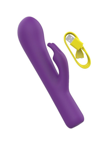 B SWISH - BWILD BUNNY INFINITE DELUXE VIBRATORIUS TRIUŠIS, 10 VIBRAVIMŲ, VIOLETINIS