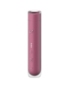 SATISFYER - FIRST KISS WAVE CLITORIS STIMULATOR GARNET