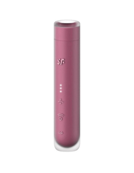 SATISFYER - FIRST KISS WAVE CLITORIS STIMULATOR GARNET
