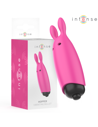 INTENSE - VIBRUOJANTI KULKA HOPPER ROŽINIS 8,3 X 2,4 CM