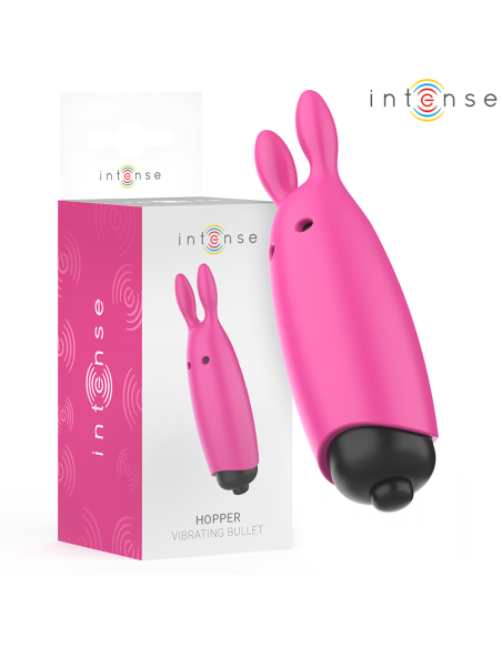INTENSE - VIBRUOJANTI KULKA HOPPER ROŽINIS 8,3 X 2,4 CM