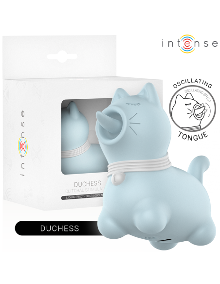 INTENSE - DUCHESS STIMULATOR WITH ROTATING TONGUE 360º BLUE