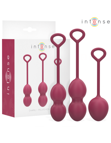 INTENSE - CHARLI KEGELIO KAMUOLIUKŲ RINKINYS VIOLETINIS