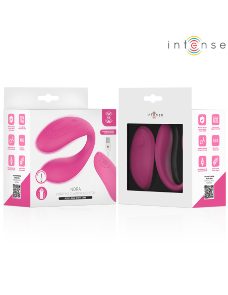 INTENSE - NORA VIBRATING CLAMP STIMULATOR PINK