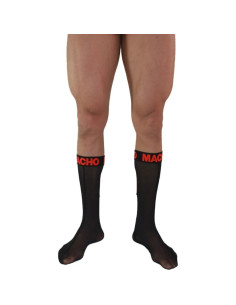 MACHO - PLONOS KOJINĖS VIENO DYDŽIO JUODA-RAUDONA