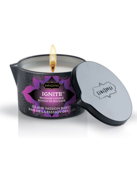 KAMASUTRA - MASAŽINĖ ŽVAKĖ „PASSION ISLAND“ 170 GR