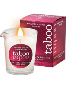 RUF - TABOO MASAŽINĖ ŽVAKĖ JAM, GLASTINANTI, ARDENTES, PAPARČIO AROMAS