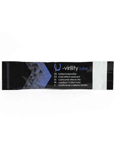 500 COSMETICS - U-VIRILITY LUBE COLD EFFECT LUBRICANT 10 X 5 ML