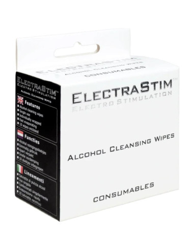 ELECTRASTIM - VALOMOSIOS SERVETĖLĖS SU ALKOHOLIU, 10 VIENETŲ
