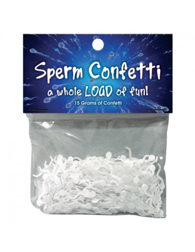 KHEPER GAMES - SPERM-SHAPED CONFETTI