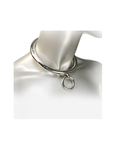 METAL HARD - BDSM NECKLACE WITH RING 10CM