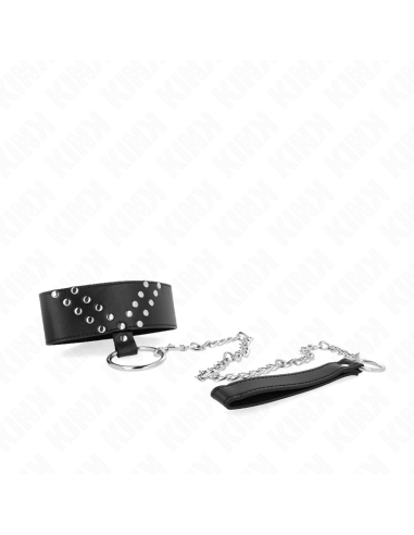KINK - NECKLACE WITH BELT 65 CM WITH V RIVET ADJUSTABLE 36-43 CM X 5 CM