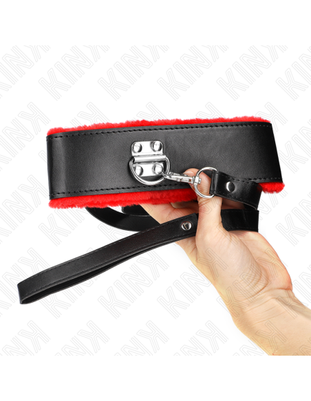 KINK - KARO PĖDULYS SU DIRŽU 116 CM SU RAUDONU ODINIU DIRŽELIU, REGULIUOJAMAS 40-48 CM X 6 CM
