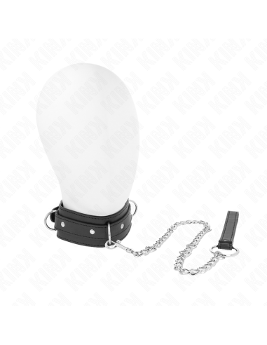 KINK - NECKLACE WITH LEASH 65 CM 3 RING MODEL 1 ADJUSTABLE 38-49 CM X 5 CM
