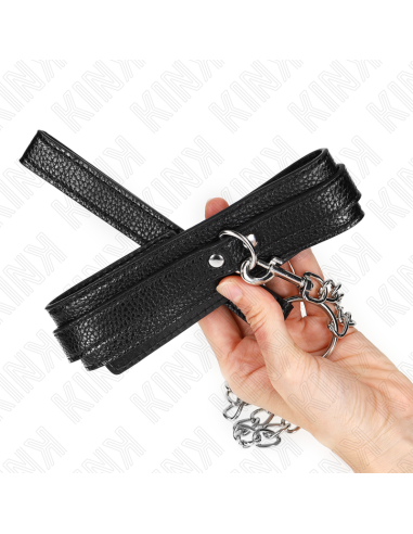 KINK - SNAKE PATTERN NECKLACE WITH LEASH 65 CM