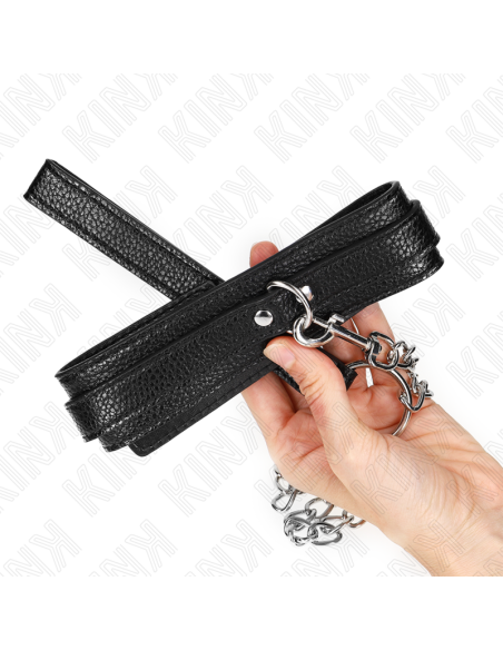 KINK - SNAKE PATTERN NECKLACE WITH LEASH 65 CM