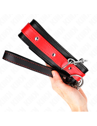 KINK - KARO PĖDULYS SU RAUDONU DIRŽELIU 65 CM REGULIUOJAMAS 36-43 CM X 5 CM