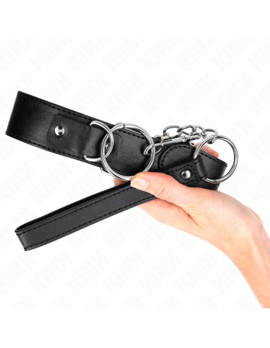 KINK - BASIC MODEL COLLAR WITH LEASH MODEL 4 ADJUSTABLE 36-43 CM
