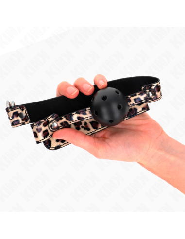 KINK - LEOPARDO KVĖPUOJANTIS KAMUOLYS 4,5 CM KAMŠTELIS 65 x 2,5 CM
