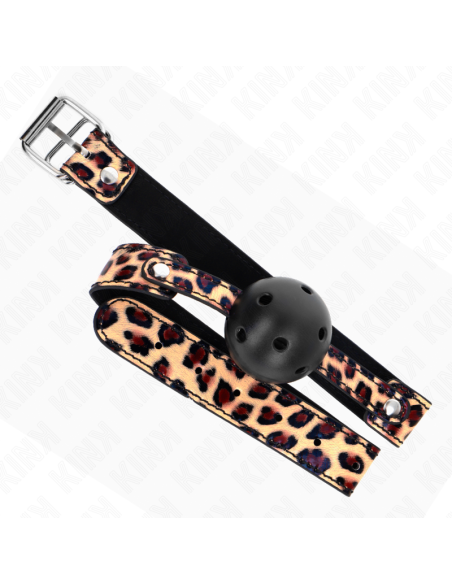 KINK - LEOPARDO KVĖPUOJANTIS KAMUOLYS 4,5 CM KAMŠTELIS 65 x 2,5 CM