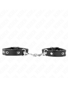 KINK - MINI JUODOS REGULIUOJAMOS APYRANKĖS SU KNIEDĖMIS 16-22 CM X 2 CM 2
