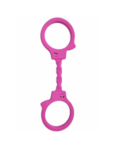 DIABLO PICANTE - SILICONE HANDCUFFS FUCHSIA