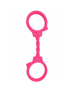 DIABLO PICANTE - SILICONE HANDCUFFS PINK