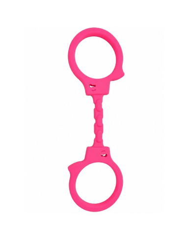 DIABLO PICANTE - SILICONE HANDCUFFS PINK