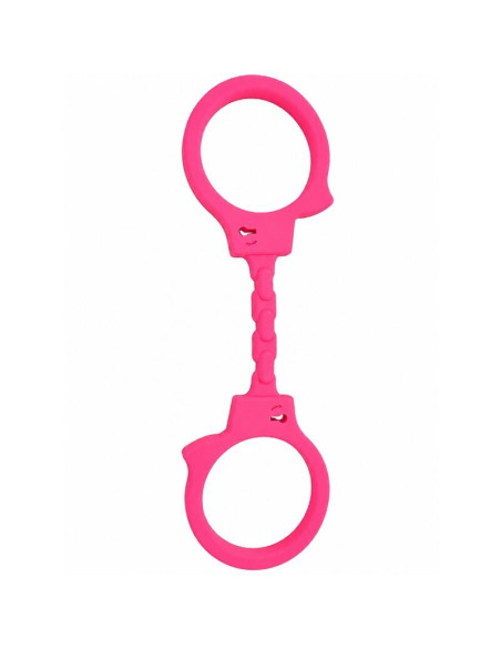 DIABLO PICANTE - SILICONE HANDCUFFS PINK