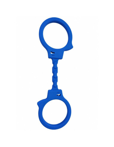 DIABLO PICANTE - SILICONE HANDCUFFS BLUE