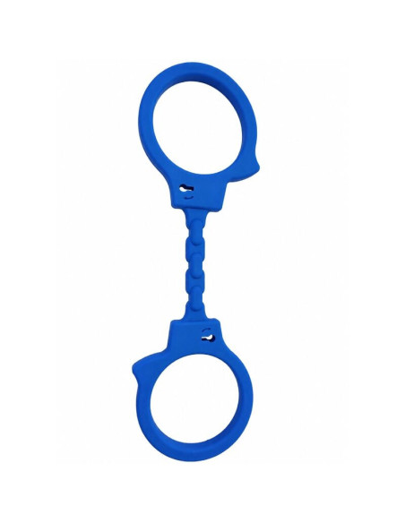 DIABLO PICANTE - SILICONE HANDCUFFS BLUE
