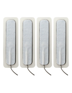 ELECTRASTIM - 4 X LONG SELF ADHESIVE PADS 1.5 CM X 7.5 CM