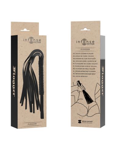 INTENSE - FETISH VEGAN LEATHER FLOGGER