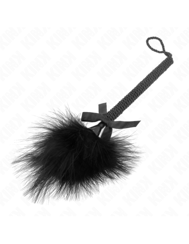 KINK - NAILONINIS VIRVĖS LAZDELĖ SU KUTENANČIOMIS PLUNKSNŲ IR JUODU LANKU, 25 CM