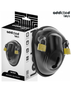 ADDICTED TOYS LOCKED - KEYLESS RESTRAINT PENIS CAGE 11.5 CM