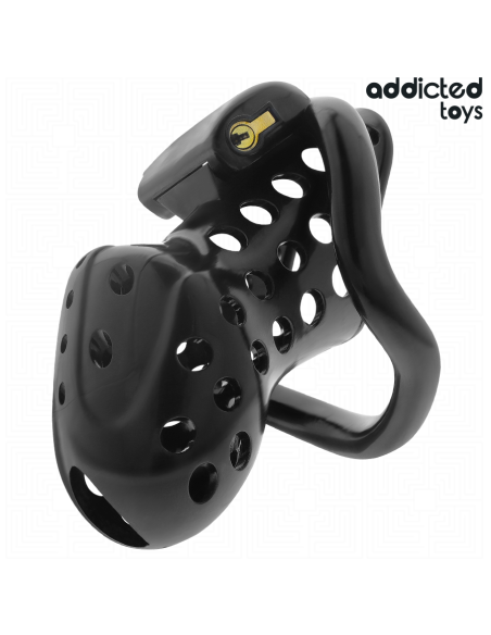 ADDICTED TOYS LOCKED - CHAINED HOLLOW PENIS CAGE 10.5 CM