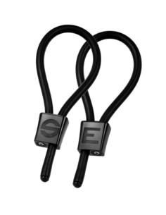 ELECTRASTIM - PRESTIGE ELECTRA LOOPS reguliuojami penio žiedai, juodi