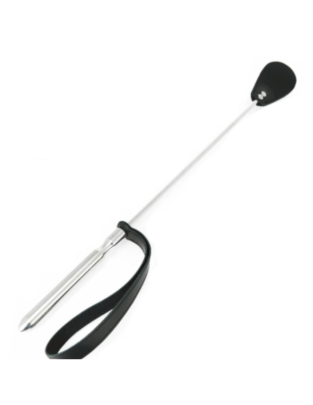 METAL HARD - METAL and LEATHER WHIP