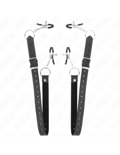 KINK - 4 reguliuojami klitorio spaustukai 34–48 cm