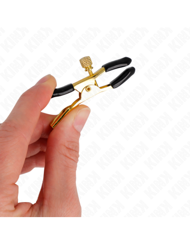 KINK - GOLD NIPPLE CLAMPS 6 CM