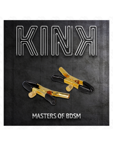 KINK - GOLD NIPPLE CLAMPS 6 CM