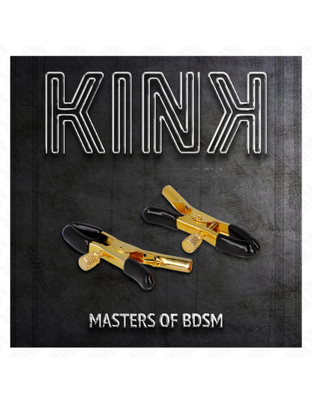 KINK - GOLD NIPPLE CLAMPS 6 CM