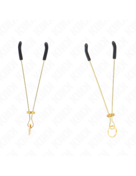 KINK - THIN NIPPLE CLAMPS GOLD 7 CM