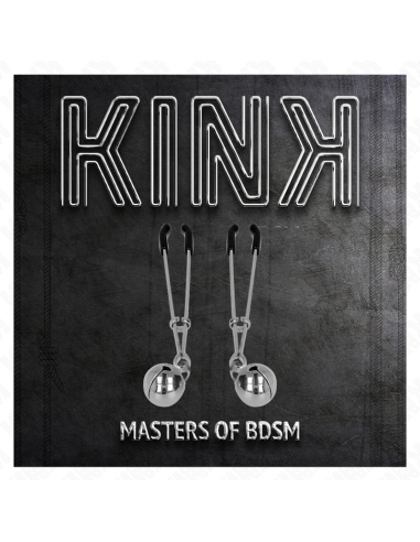 KINK - PLONI SPENELIŲ SPAUSTUKAI SIDABRINĖS 7 CM