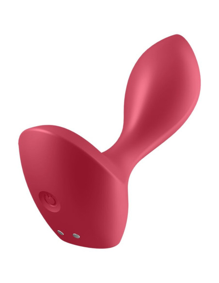 SATISFYER – vibruojantis kamštis „BACKDOOR LOVER“ – raudonas