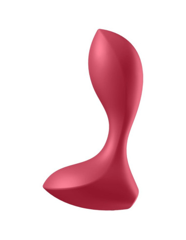 SATISFYER – vibruojantis kamštis „BACKDOOR LOVER“ – raudonas