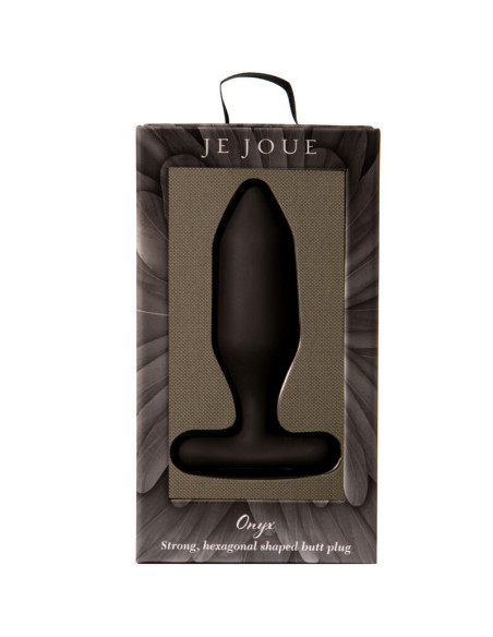 JE JOUE - ONYX analinis kaištis vibratorius, juodas