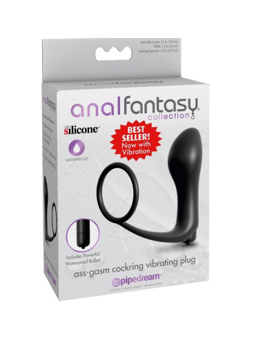 ANAL FANTASY ELITE COLLECTION - ANSINIO GAZO ŽIEDO VIBRATORIUS KAIŠTIS